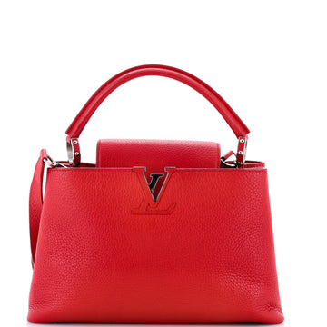 Louis Vuitton Capucines Bag Leather Mm