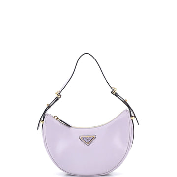 Prada Arque Half Moon Hobo Leather Small
