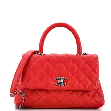 Chanel Coco Top Handle Bag Quilted