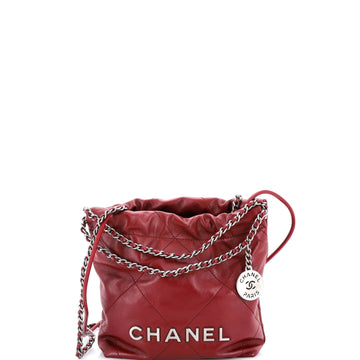 Chanel 22 Chain Hobo Quilted Calfskin