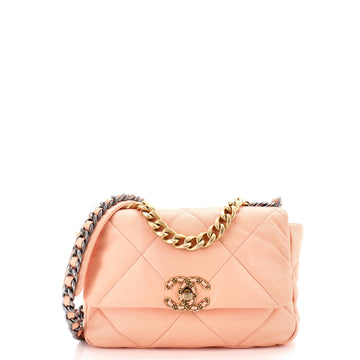 Chanel 19 Flap Bag Quilted Leather