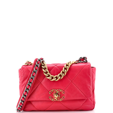 Chanel 19 Flap Bag Quilted Leather