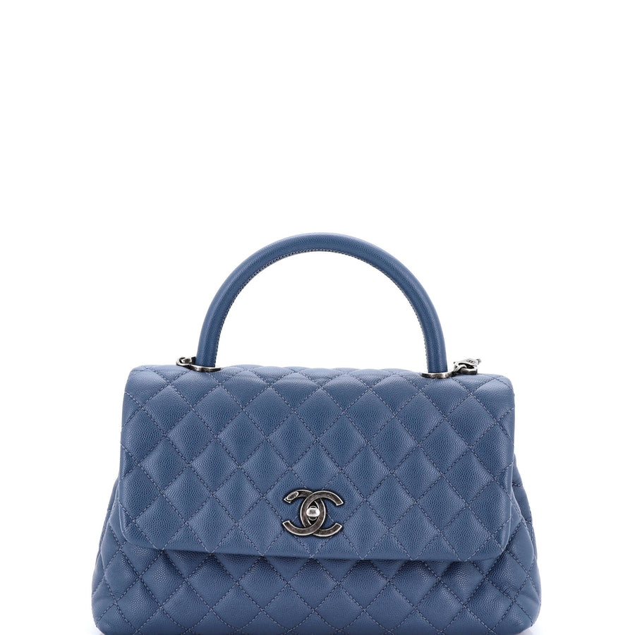 Chanel Coco Top Handle Bag Quilted