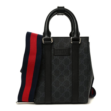 Gucci Gg Supreme Appia Calfskin Web Mini