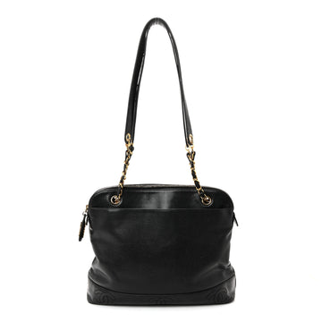 Chanel Caviar Triple Cc Shoulder Bag