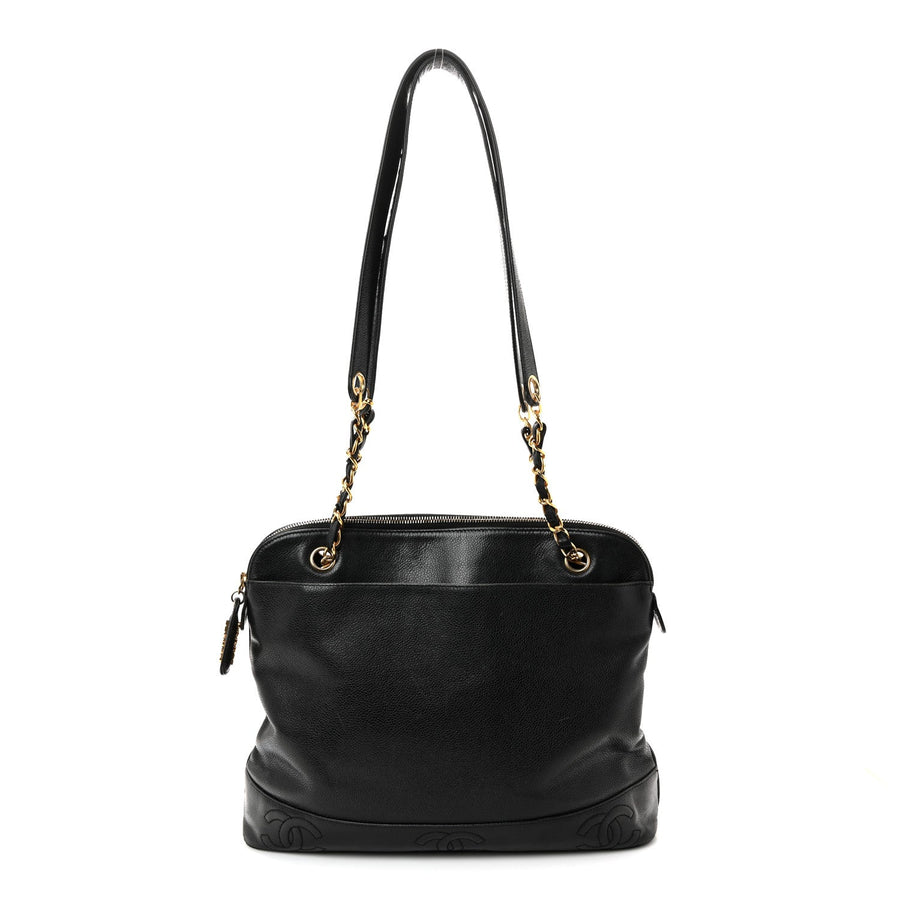 Chanel Caviar Triple Cc Shoulder Bag