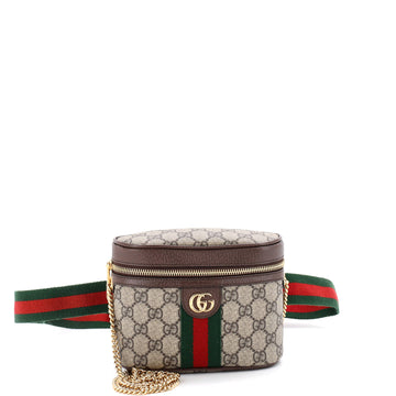 Gucci Ophidia Chain Belt Bag Gg Coated