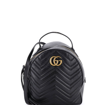 Gucci Gg Marmont Backpack Matelasse