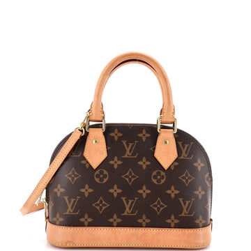 Louis Vuitton Alma Handbag Canvas Bb