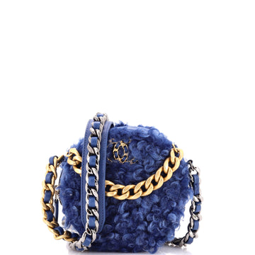 Chanel 19 Round Clutch With Chain