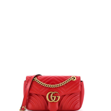 Gucci Gg Marmont Flap Bag Matelasse