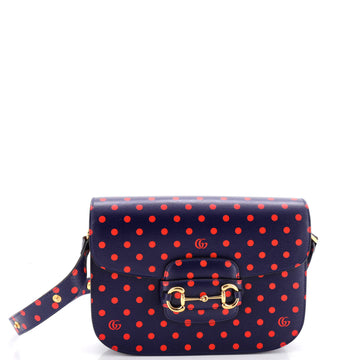 Gucci Horsebit Shoulder Bag Printed