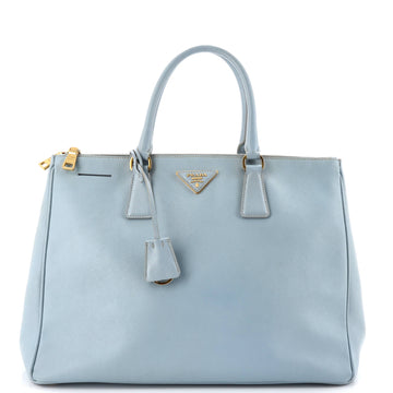 Prada Double Zip Lux Tote Saffiano
