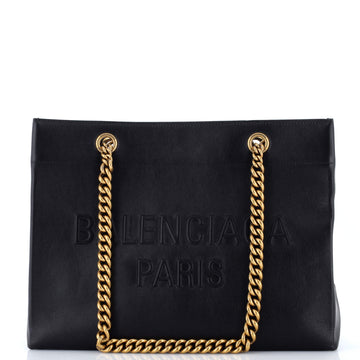 Balenciaga Duty Free Chain Tote Leather