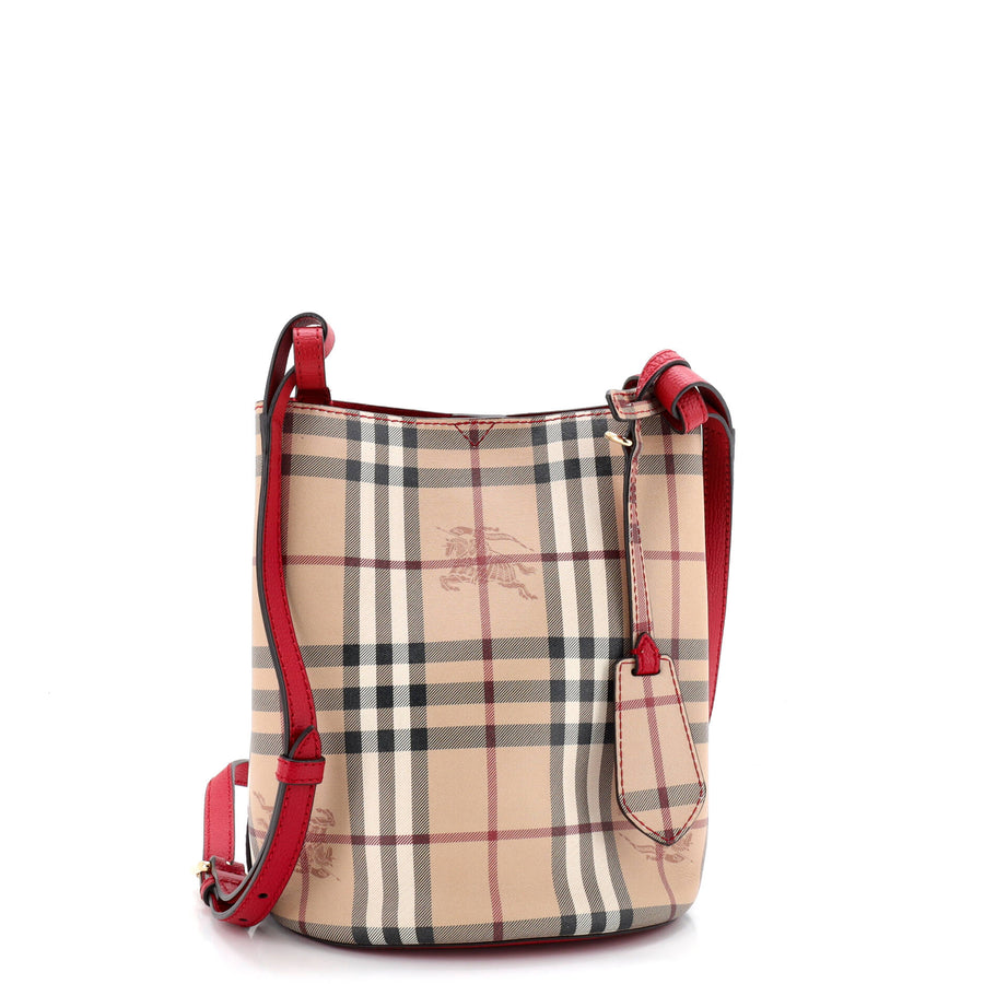 Burberry Lorne Bucket Bag Haymarket