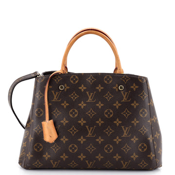 Louis Vuitton Montaigne Handbag Canvas