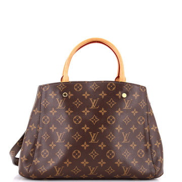 Louis Vuitton Montaigne Handbag Canvas