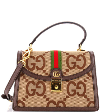 Gucci Ophidia Flap Top Handle Bag Jumbo