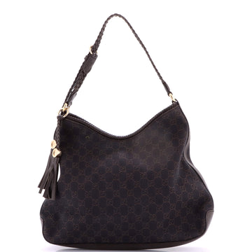 Gucci Marrakech Hobo Gg Canvas Medium