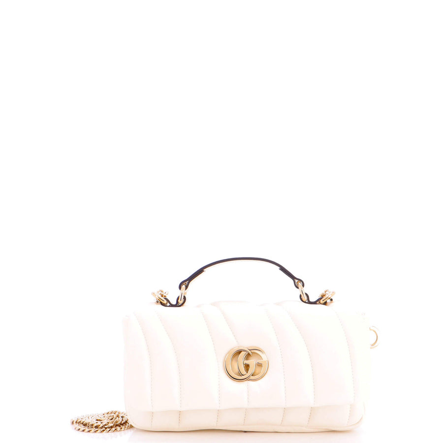 Gucci Gg Milano Top Handle Bag Quilted