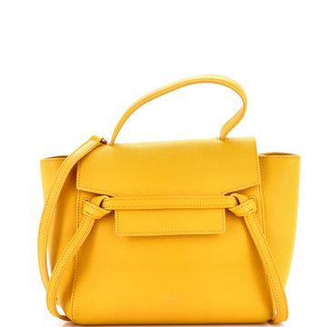Celine Belt Bag Textured Leather Nano