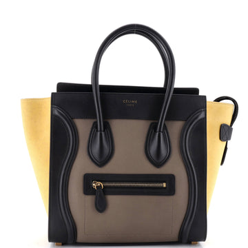 Celine Tricolor Luggage Bag Leather