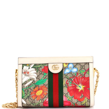 Gucci Ophidia Chain Shoulder Bag Flora