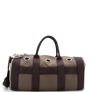 Hermes Carrying Dog Bag Canvas