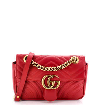 Gucci Gg Marmont Flap Bag Matelasse