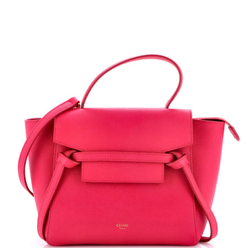 Celine Belt Bag Textured Leather Nano