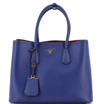 Prada Cuir Double Tote Saffiano Leather