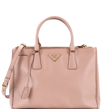 Prada Double Zip Lux Tote Saffiano