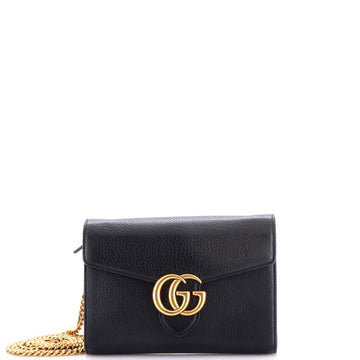 Gucci Gg Marmont Chain Wallet Leather