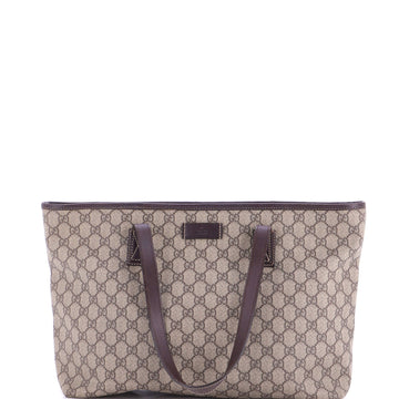 Gucci Plus Tote Gg Coated Canvas With