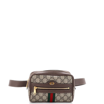 Gucci Ophidia Belt Bag Gg Coated Canvas