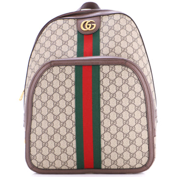 Gucci Ophidia Backpack Gg Coated Canvas