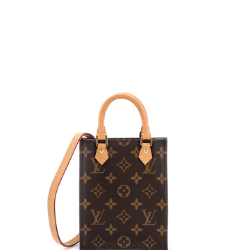 Louis Vuitton Petit Sac Plat Bag Canvas