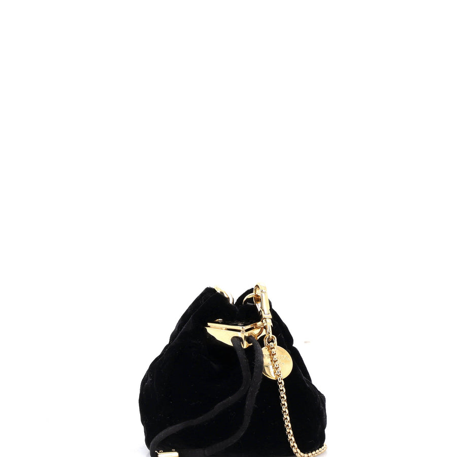 Prada Triangle Logo Drawstring Pouch