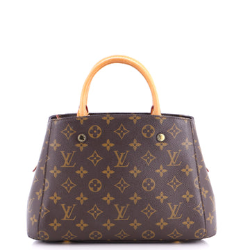 Louis Vuitton Montaigne Handbag Canvas