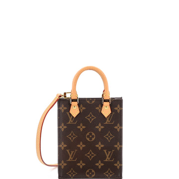 Louis Vuitton Petit Sac Plat Bag Canvas