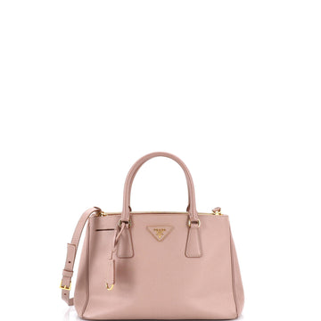 Prada Double Zip Lux Tote Saffiano