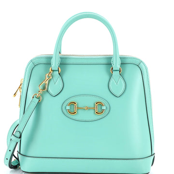 Gucci Horsebit Top Handle Bag Leather