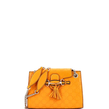 Emily Chain Flap Shoulder Bag Guccissima