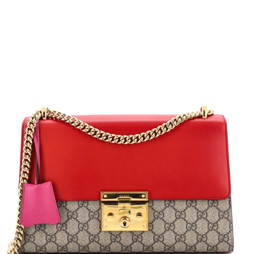 Gucci Padlock Shoulder Bag Gg Coated