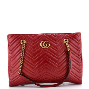 Gucci Gg Marmont Zip Tote Matelasse