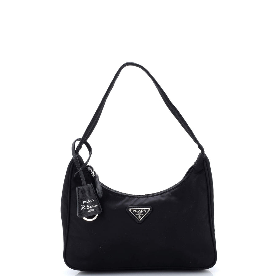 Prada Re-Edition Hobo Tessuto Mini