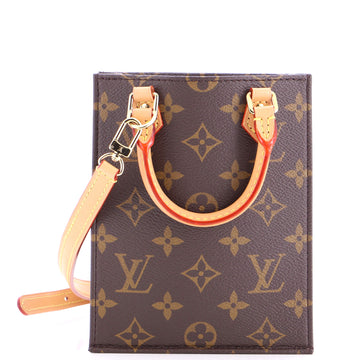 Louis Vuitton Petit Sac Plat Bag Canvas
