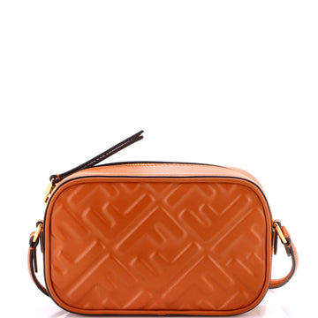 Fendi Camera Case Bag Zucca Embossed