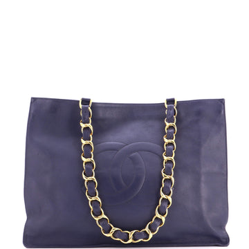 Chanel Vintage Cc Chain Tote Lambskin Xl