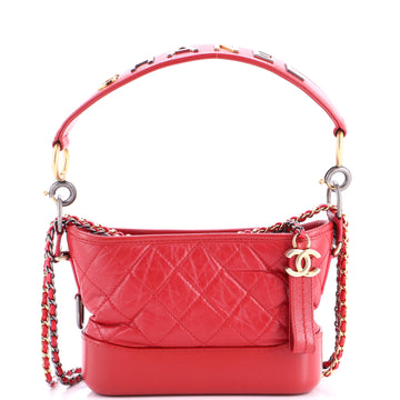 Chanel Gabrielle Hobo With Logo Handle